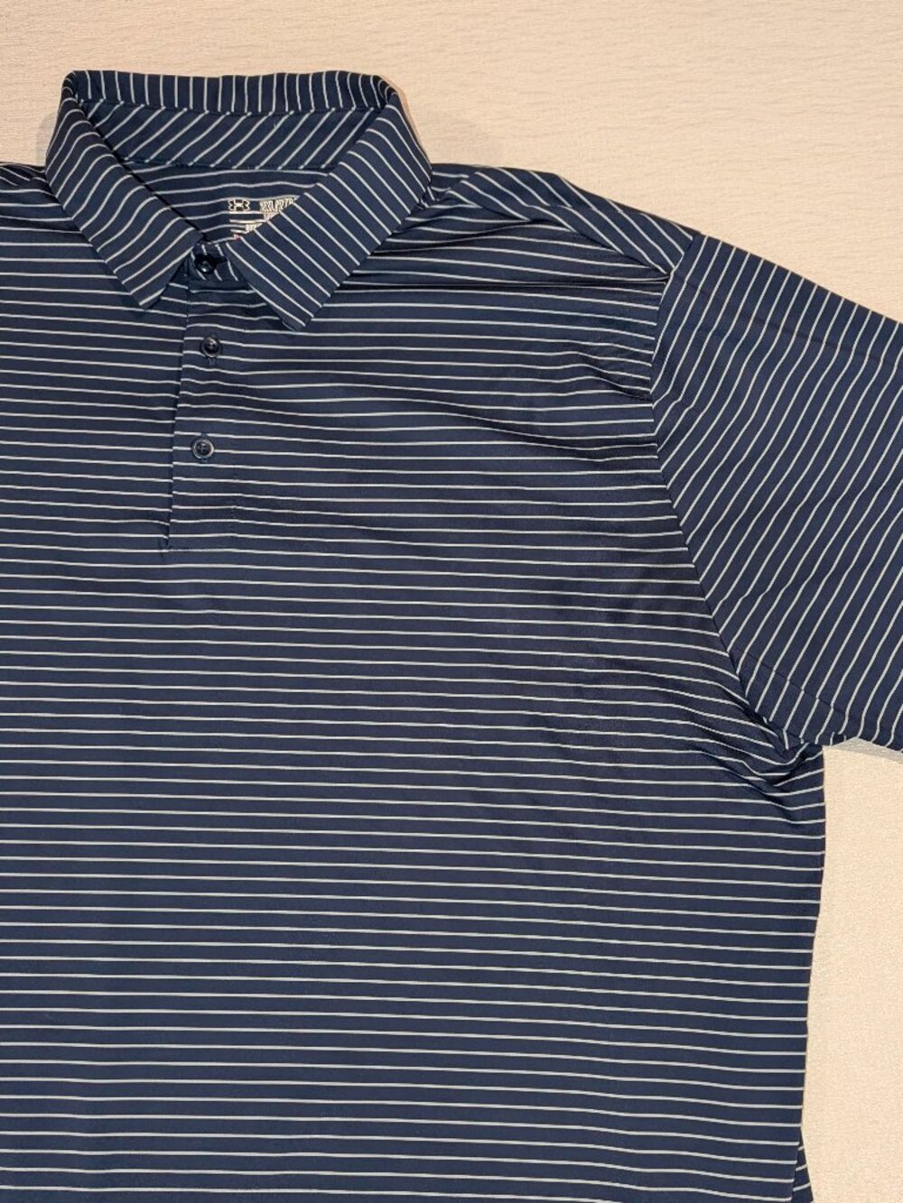 Under Armour Heatgear Striped Performance Polo